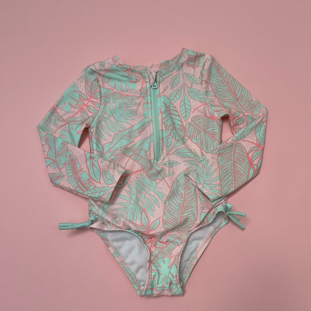 Toddler girls one piece swim suit